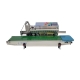 Stainless steel continuous band sealer with inkjet printer