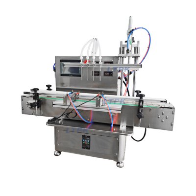 Tabletop 4 nozzles peristaltic pump liquid filling 2.4L/min