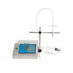 Single nozzle 650ml/min peristaltic pump liquid filler 0-50ml