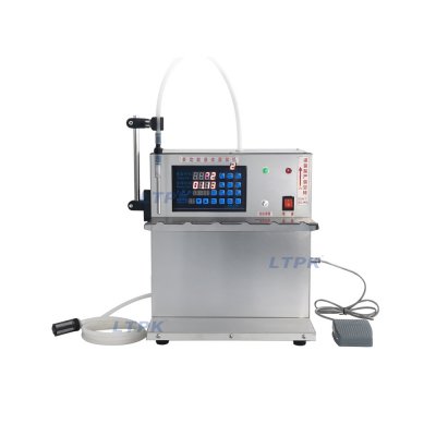 Semi auto standup pouch doypack liquid filling machine