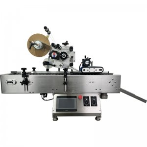 Tabletop slim vial tube rolling label applicator Tabletop slim vial tube rolling label applicator